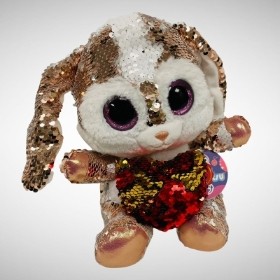 Glitter Motsu Rabbit with heart 30cm 